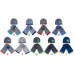 Detské čiapky zimné - chlapčenské so šálikom  - model - 844